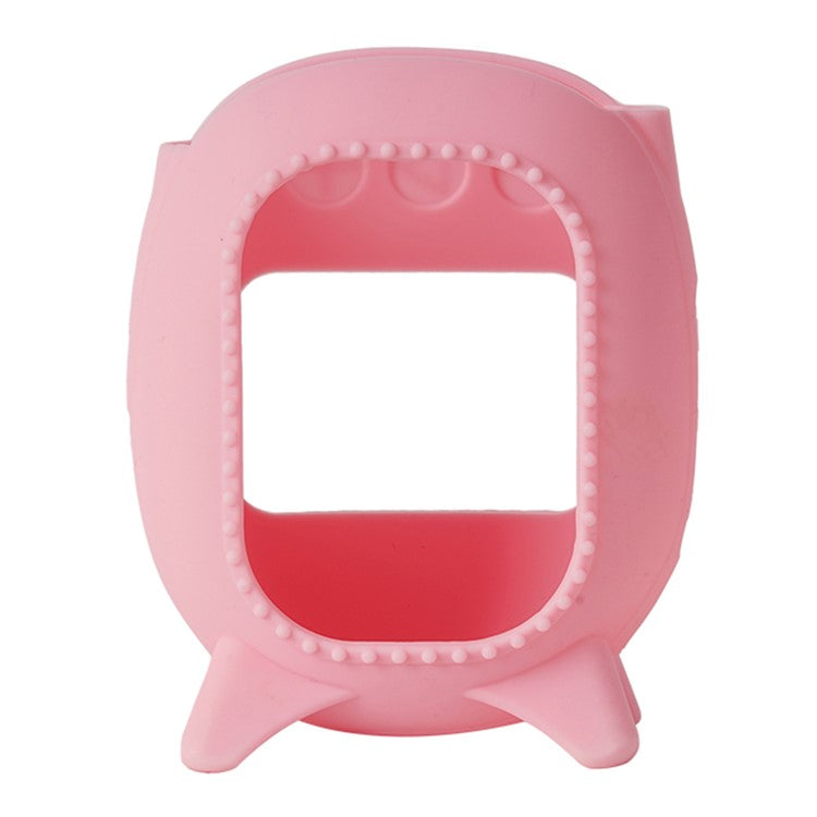 For JBL Clip 5 Portable Speaker Sleeve Anti-Collision Silicone Case Cover - Pink