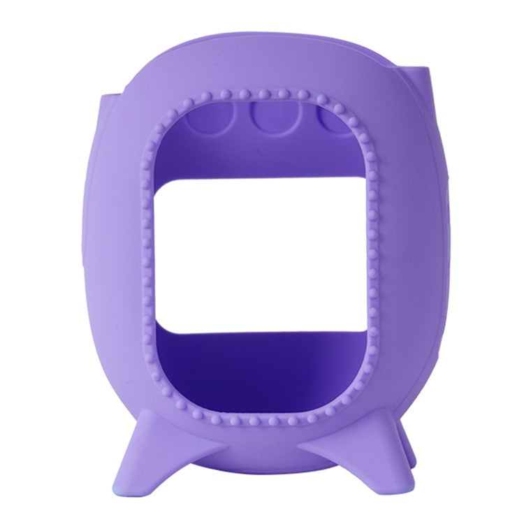 For JBL Clip 5 Portable Speaker Sleeve Anti-Collision Silicone Case Cover - Purple