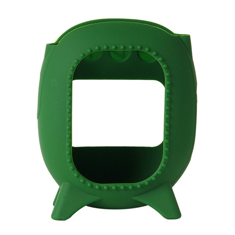 For JBL Clip 5 Portable Speaker Sleeve Anti-Collision Silicone Case Cover - Army Green