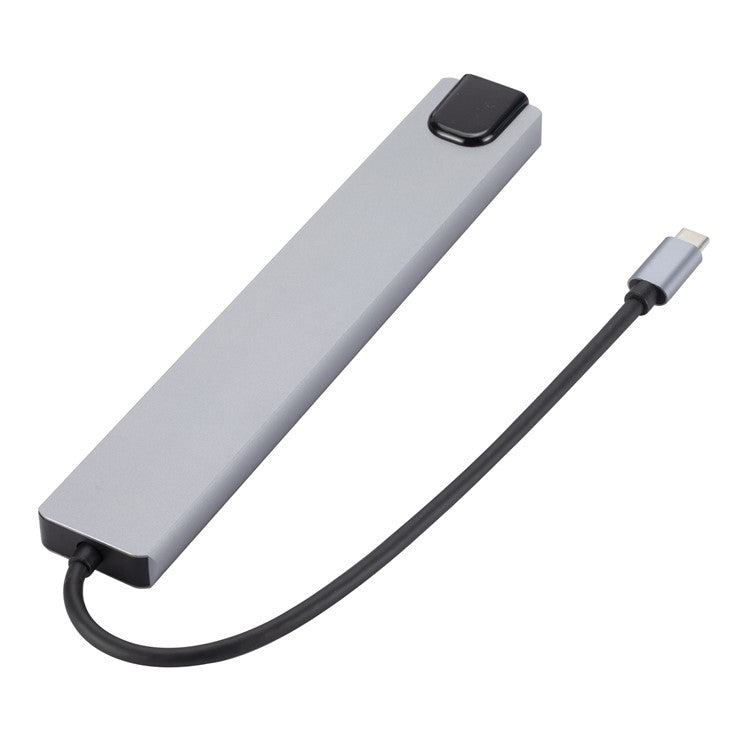 USB-C Hub to PD 100W+3xUSB 2.0+USB 3.0+HD Output+2 Card Reader Slots+RJ45+Type-C