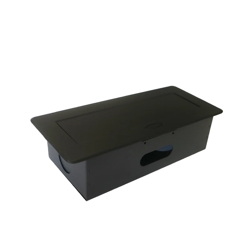 Desktop pop up Socket 3 UK plug with USB A&A charging with 1.8m power cable