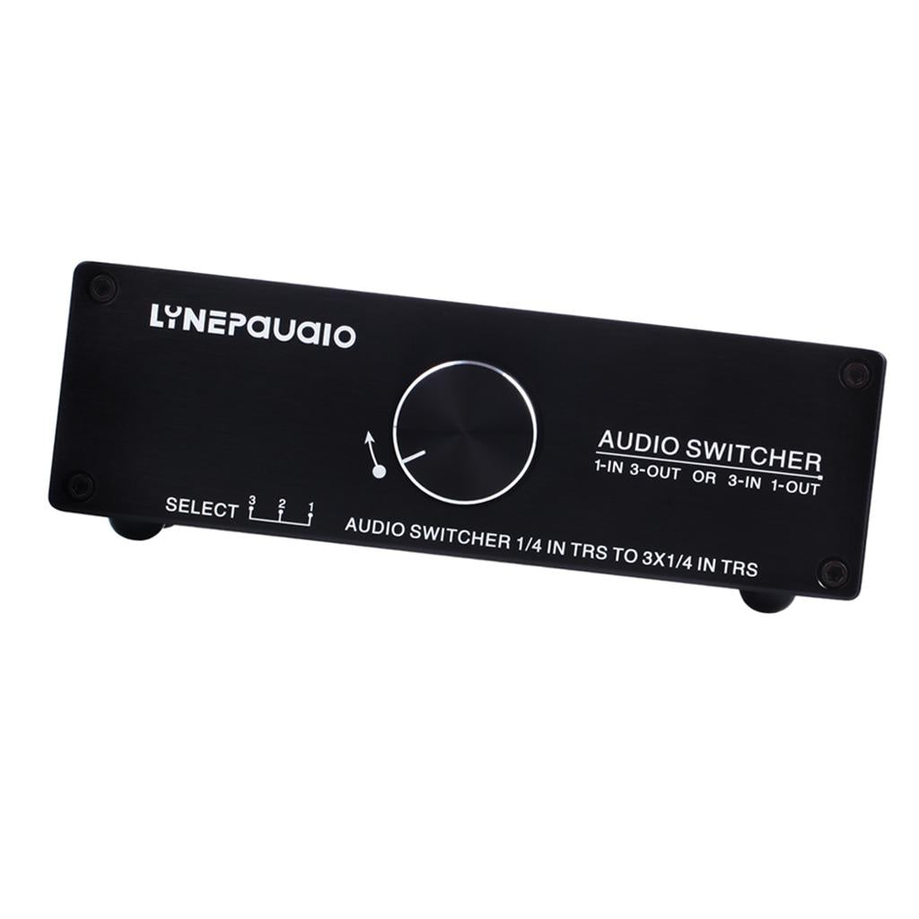 TRS Splitter Passive Speaker Stereo Mult Signal Switcher TRS Jack Box