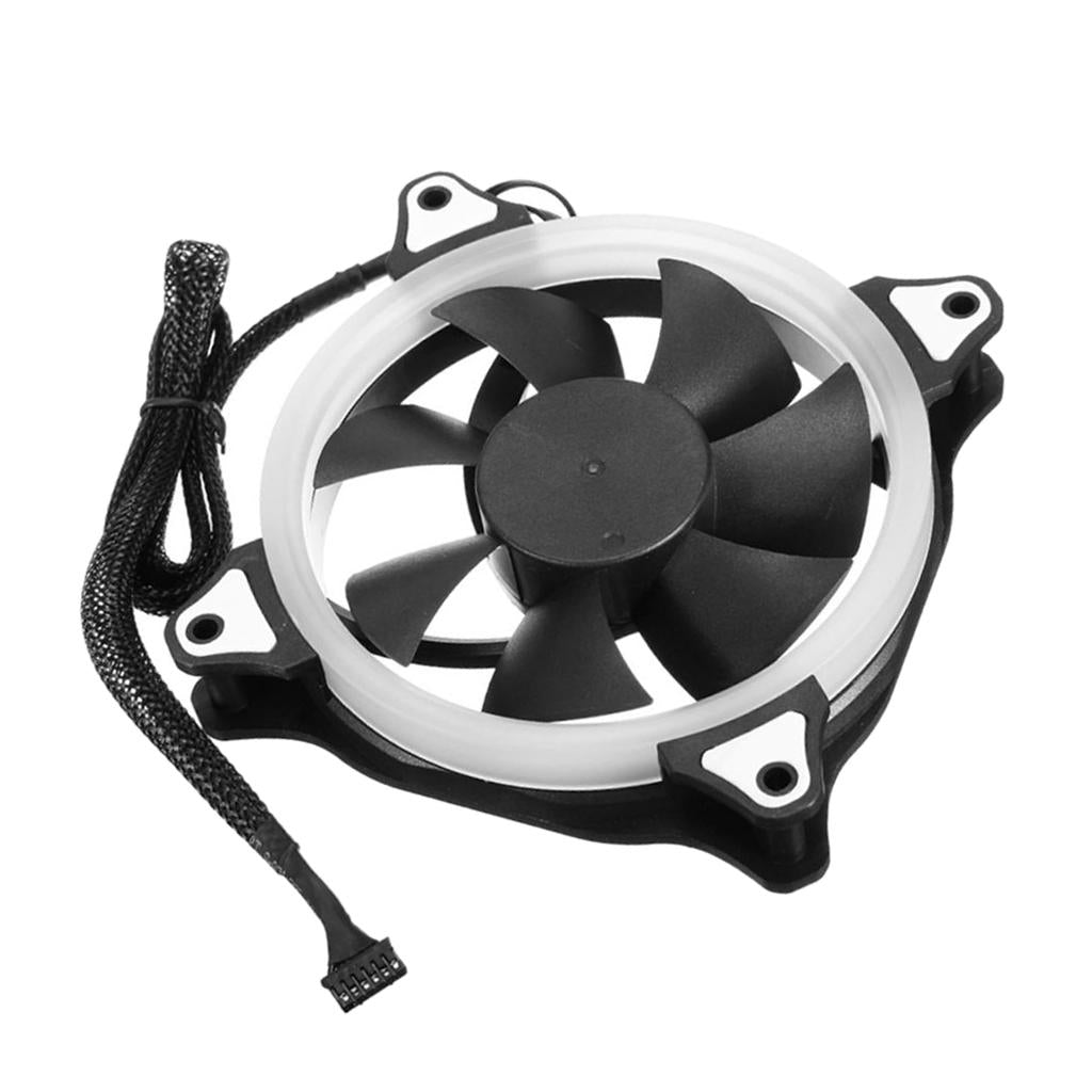 120mm RGB LED Quiet Computer Case PC Cooling Fan with Remote Control