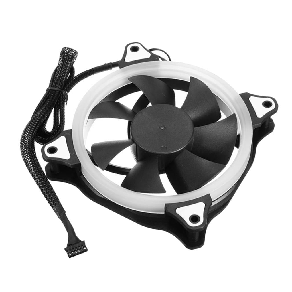 120mm RGB LED Quiet Computer Case PC Cooling Fan with Remote Control