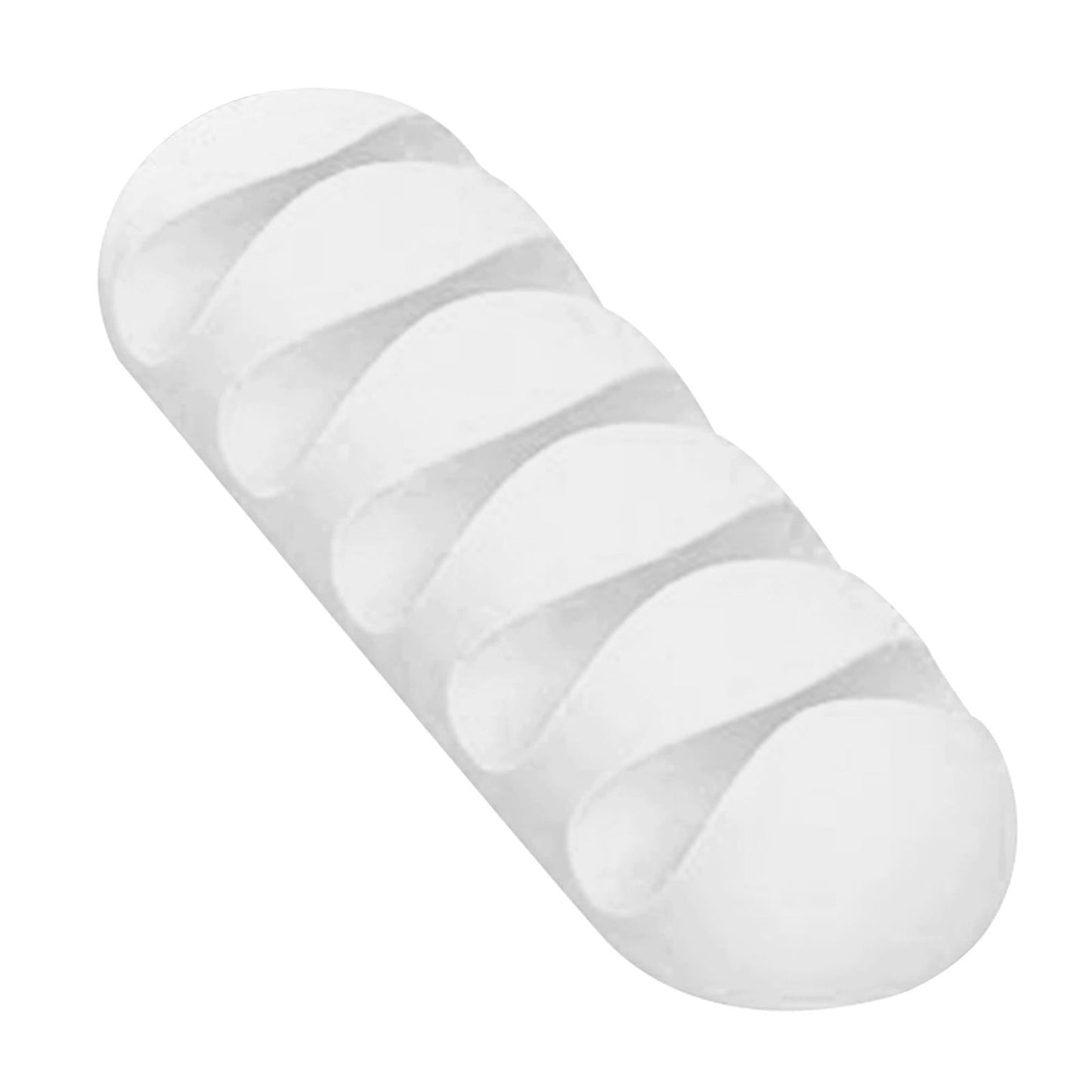 Cable Clips Multipurpose Cord Holder Earphone Wire Organizer White 5 Slots
