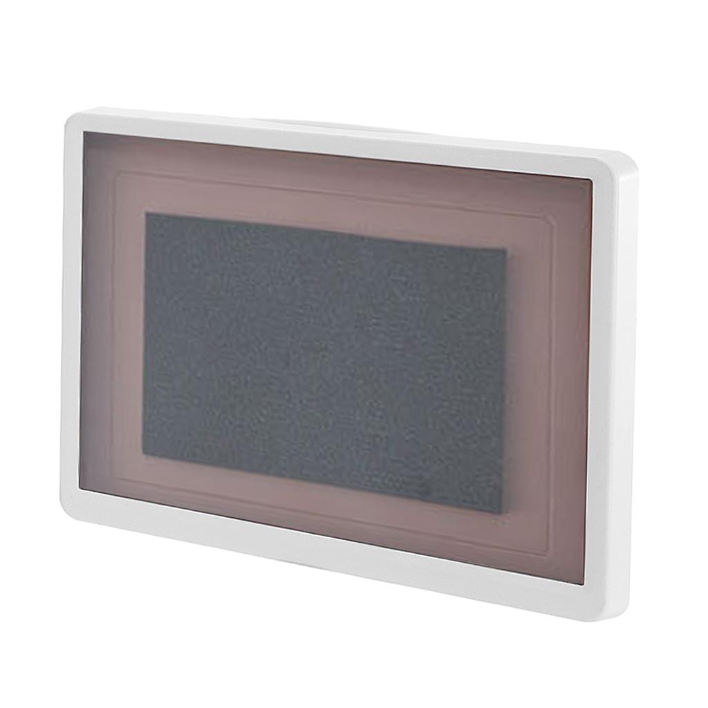 Wall Mount Shower Phone Holder Case Waterproof HD Touch Screen Storage Box rotated