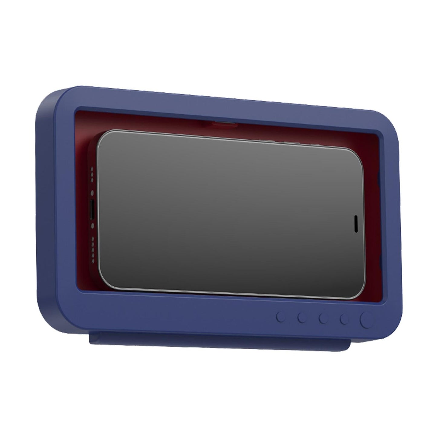 Wall Toilet Shower Phone Holder Bathtub Mirror Kitchen Phone Case Blue