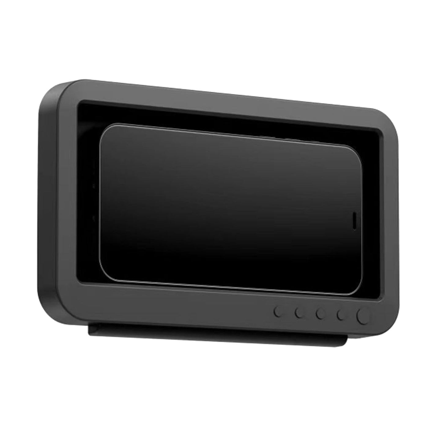 Wall Toilet Shower Phone Holder Bathtub Mirror Kitchen Phone Case Black