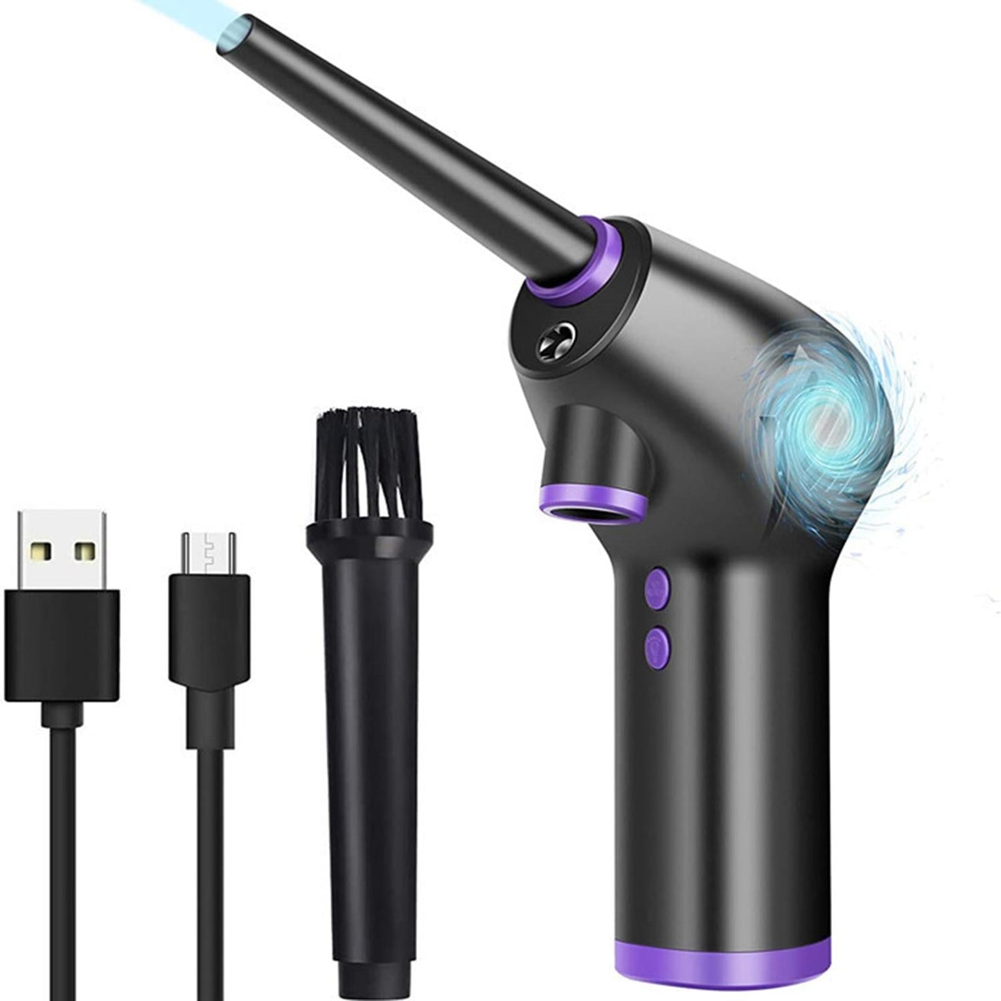 60W Electric Cordless Air Duster for 45000RPM Fast Charging Air Blower