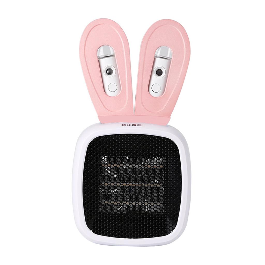 Portable Electric Heater Humidifier 800W Space Fast Heating for Bathroom