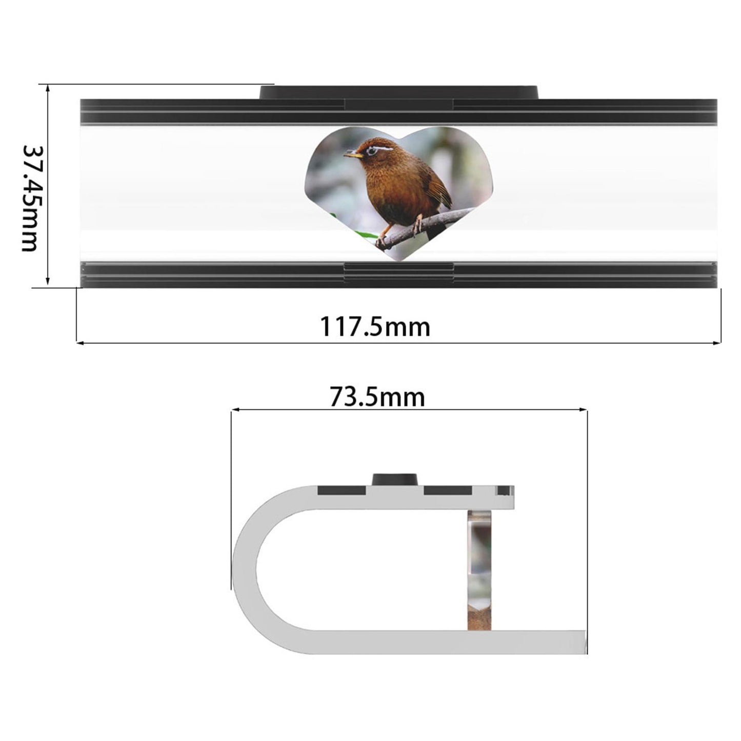 Transparent Speaker Stand Mount Magnetic Base Riser Mini for Echo Show 5