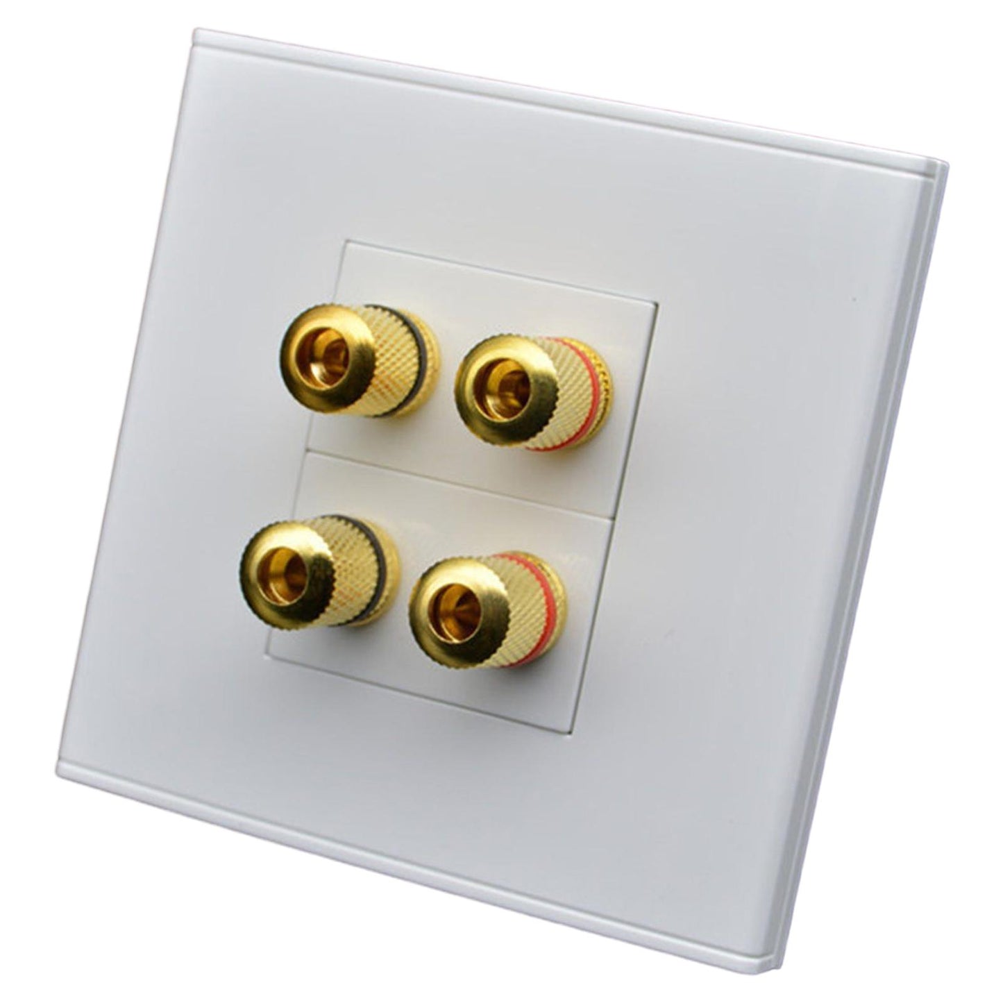 Speaker Wall Plate Wallplate Premium Pre assembled for 2 Speakers