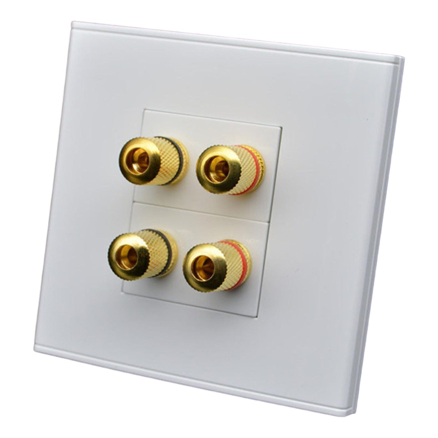 Speaker Wall Plate Wallplate Premium Pre assembled for 2 Speakers