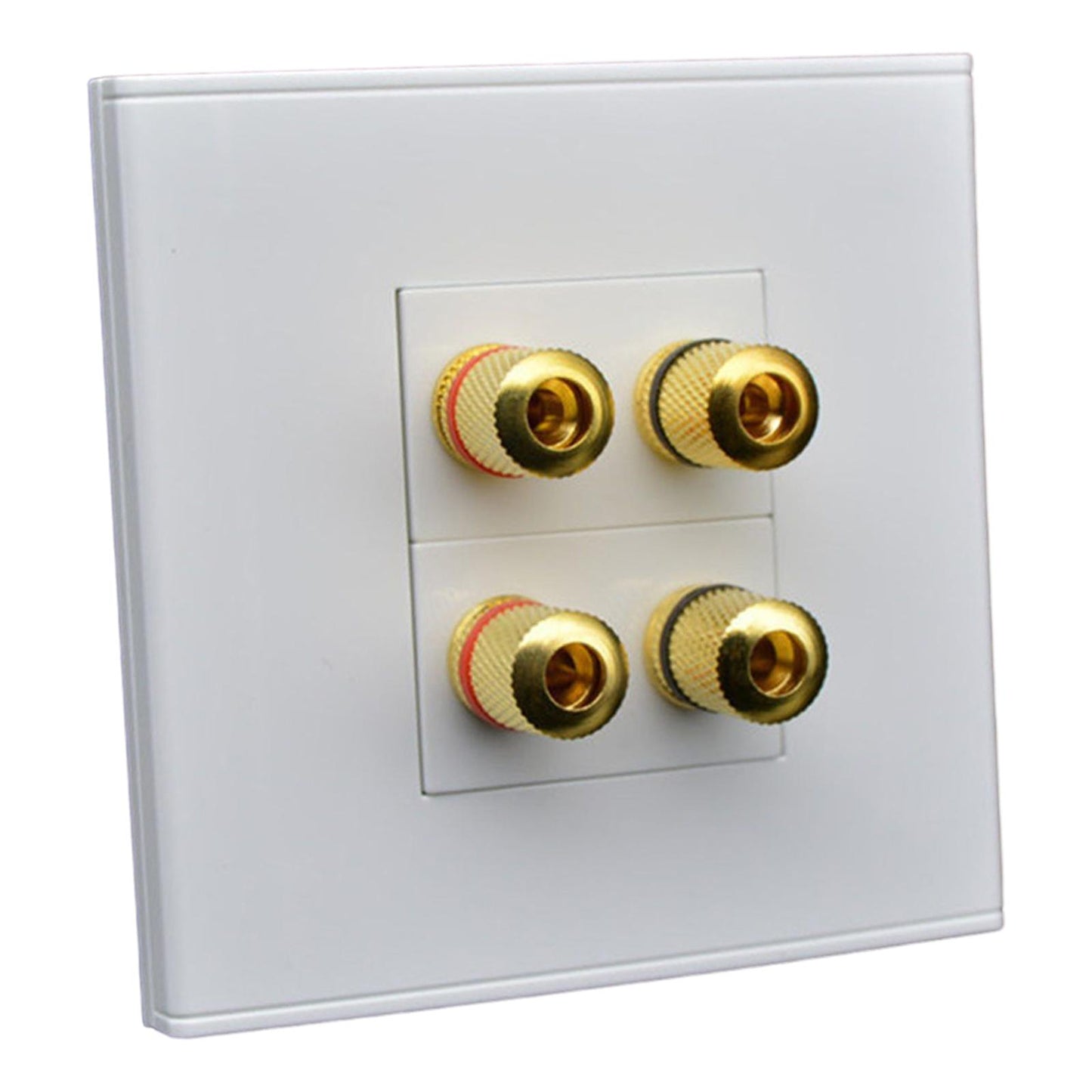 Speaker Wall Plate Wallplate Premium Pre assembled for 2 Speakers