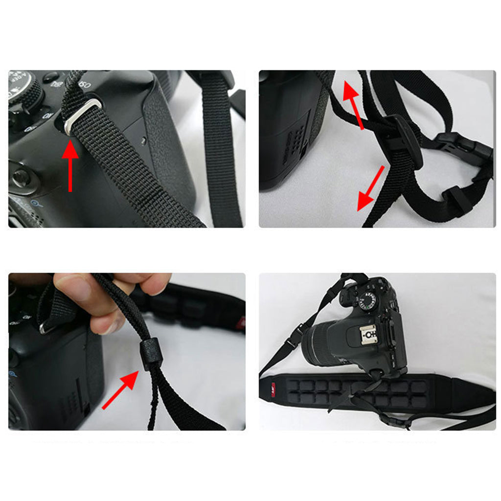 Camera Sling Strap Air Cushion Padded Neck Shoulder Strap for DSLR Camera