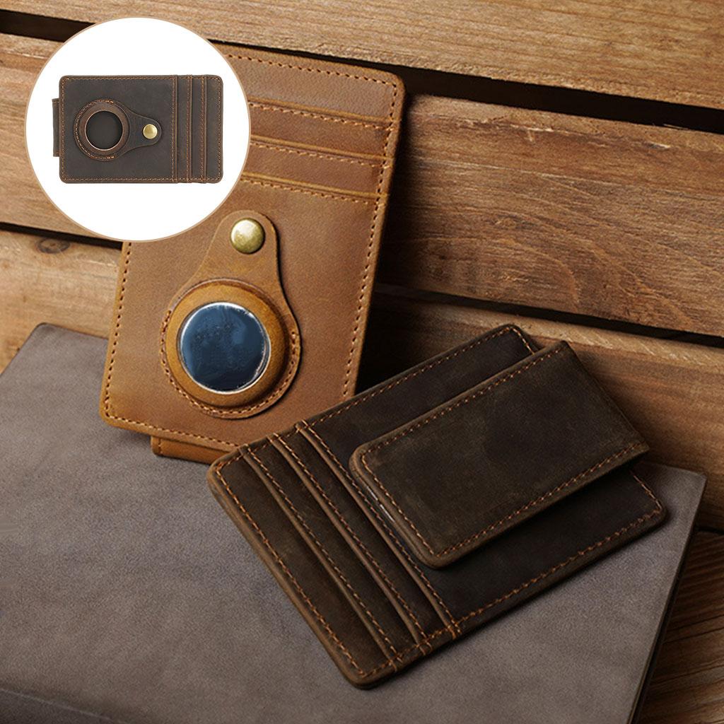 Portable Wallet Holder Case Thin Anti-Lost for Airtag Money Credit Card GPS