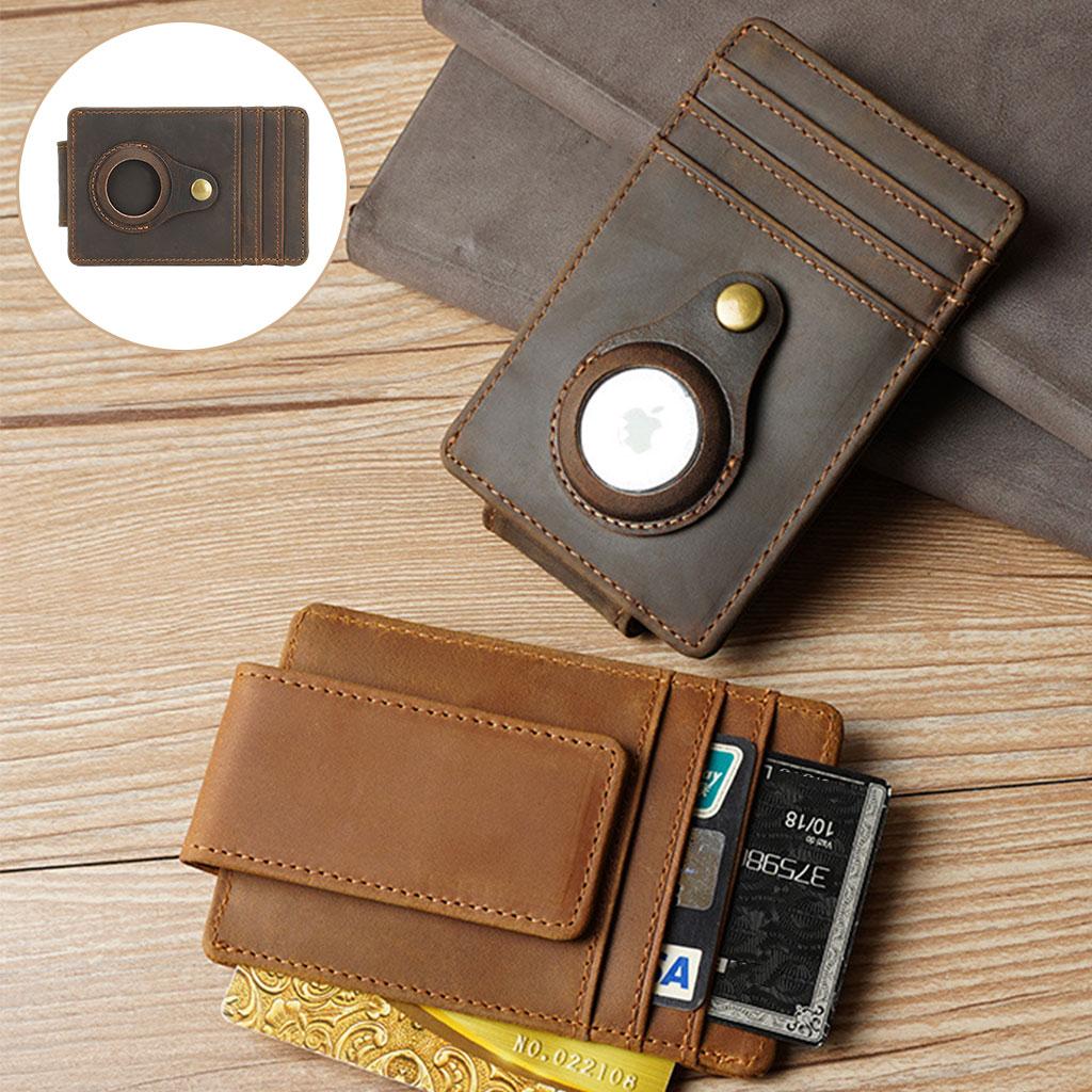 Portable Wallet Holder Case Thin Anti-Lost for Airtag Money Credit Card GPS