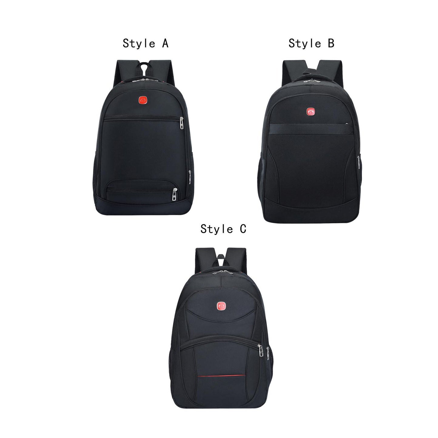 Laptop Backpack Large Capacity Multifunctional Oxford Cloth College Backpack Style A
