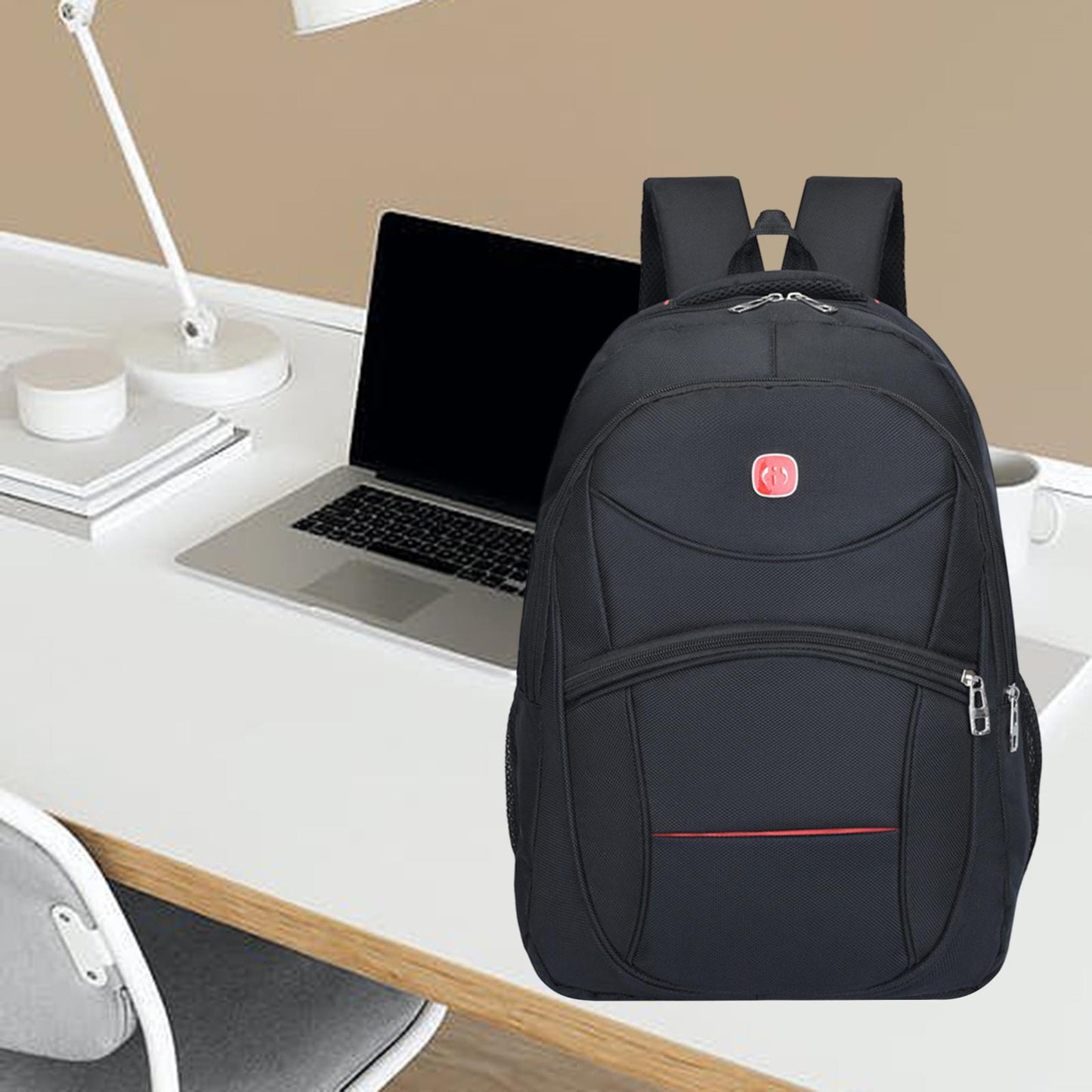 Laptop Backpack Large Capacity Multifunctional Oxford Cloth College Backpack Style C