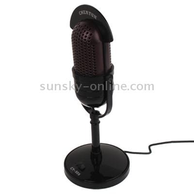 3.5mm Professional Dynamic Multimedia Microphone, Support Chatting over QQ, MSN, SKYPE and Singing Over Internet, Cable Length: 2m