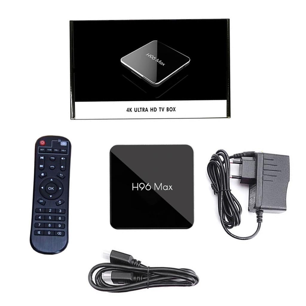 H96 MAX TV Box X2 Amlogic S905X2 Quad Core Dual WiFi with Bluetooth 4K US