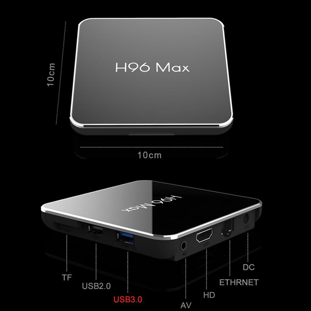 H96 MAX TV Box X2 Amlogic S905X2 Quad Core Dual WiFi with Bluetooth 4K US