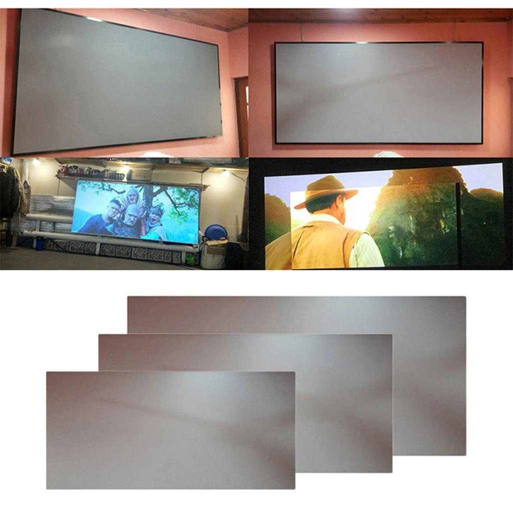 16:9 Polyester Spandex Soft Projection Screen HD Home Cinema Outdoor 60inch