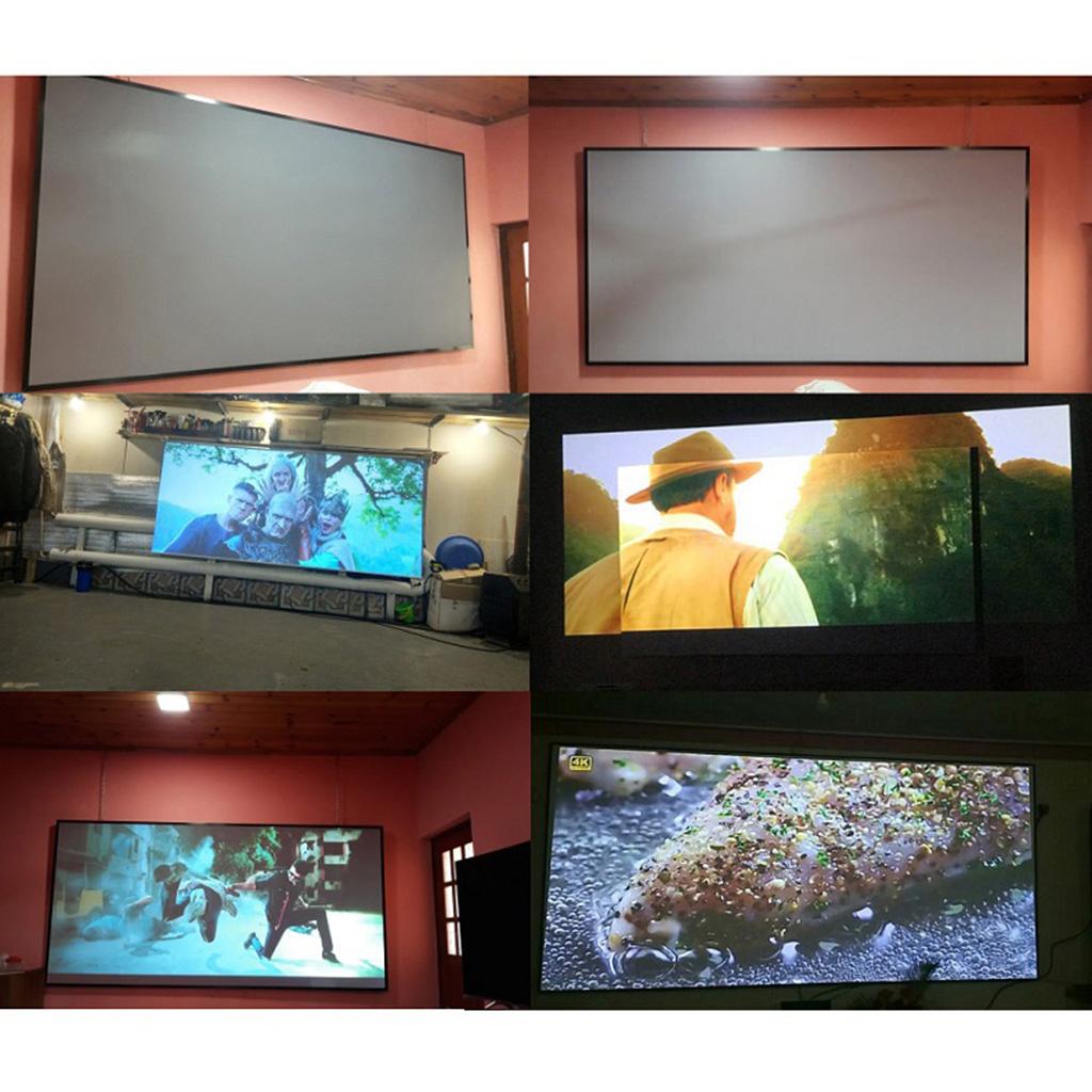 16:9 30inch Anti-crease Portable Foldable Projection Screen In/Outdoor