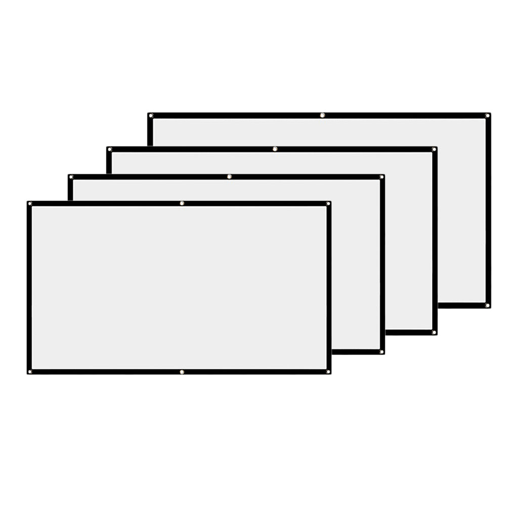 16:9 Foldable Projection Screen HD Home Cinema Projector Cloth 60inch