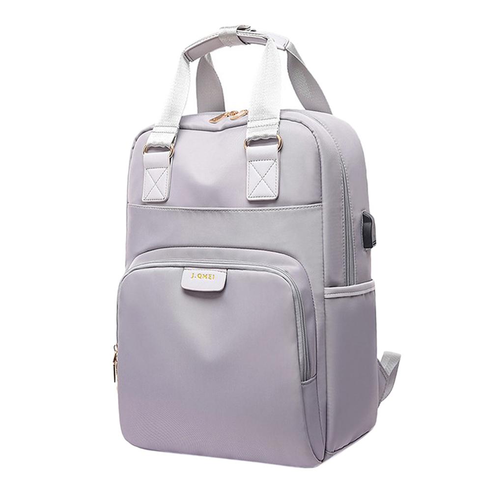 Laptop Backpack Travel Backpacks Bookbag with usb Port Gray_15.6 inch