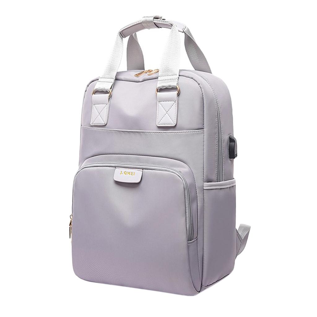 Laptop Backpack Travel Backpacks Bookbag with usb Port Gray_15.6 inch