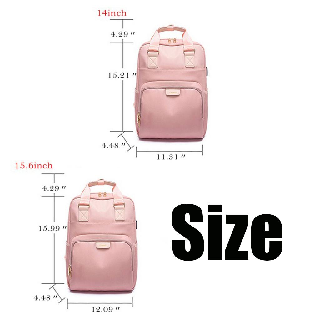 Laptop Backpack Travel Backpacks Bookbag with usb Port Black_15.6 inch