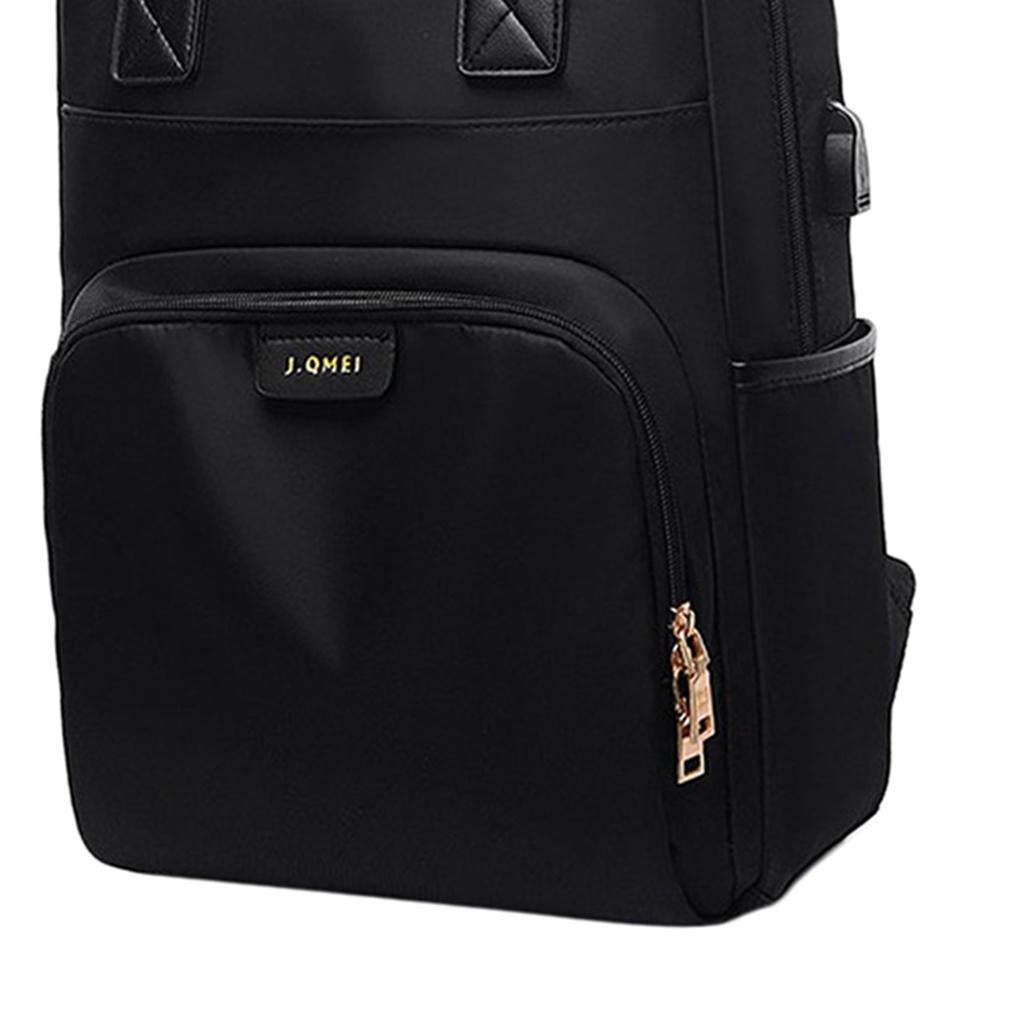 Laptop Backpack Travel Backpacks Bookbag with usb Port Black_15.6 inch