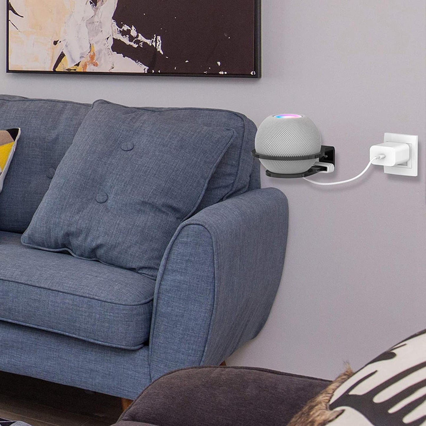 Acrylic Office Speaker Wall Mount Stand Holder for Wall Hanging Wall Stand black