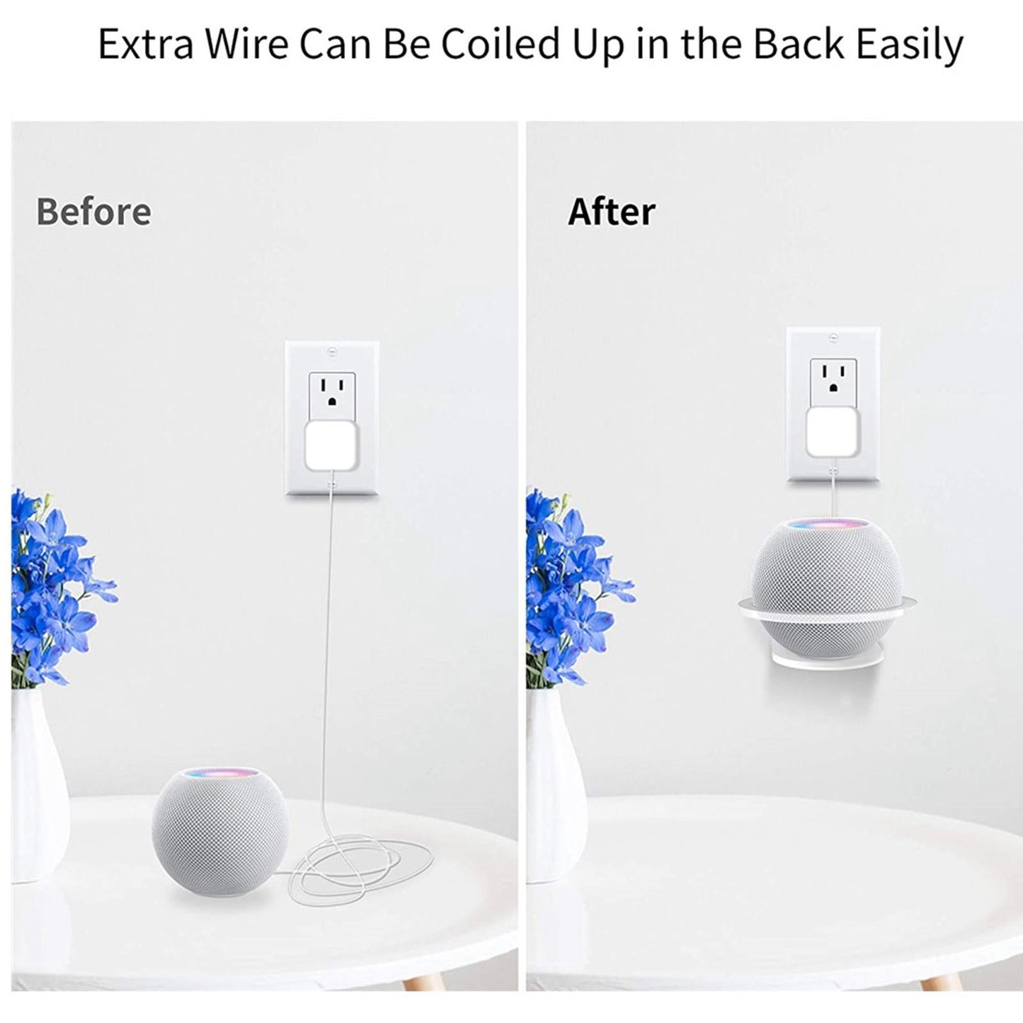 Premium Speaker Wall Mount for Homepod Mini Speaker Bracket Quick Install