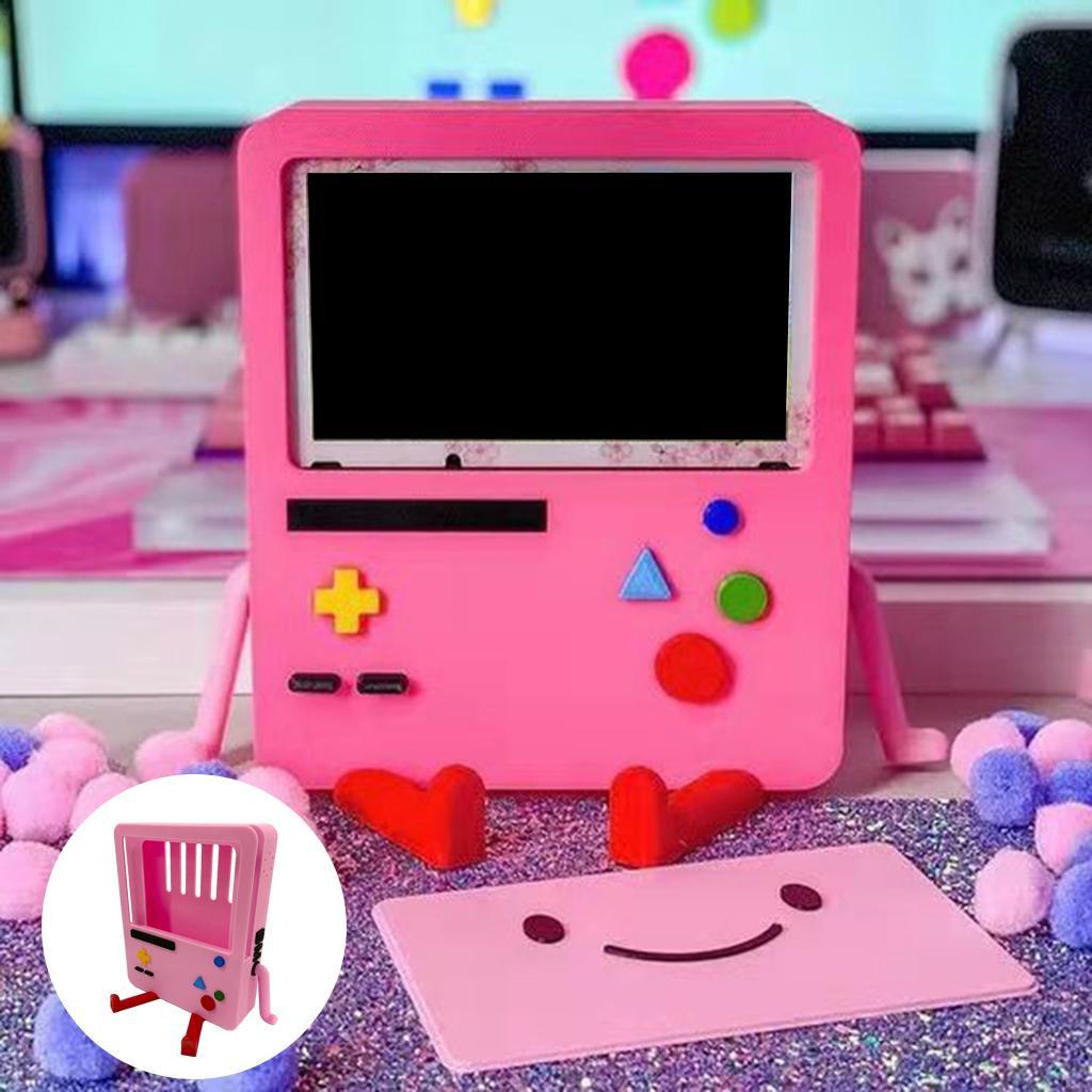 Game Console Stand Holder for Switch Game Console Electronic Machine Pink