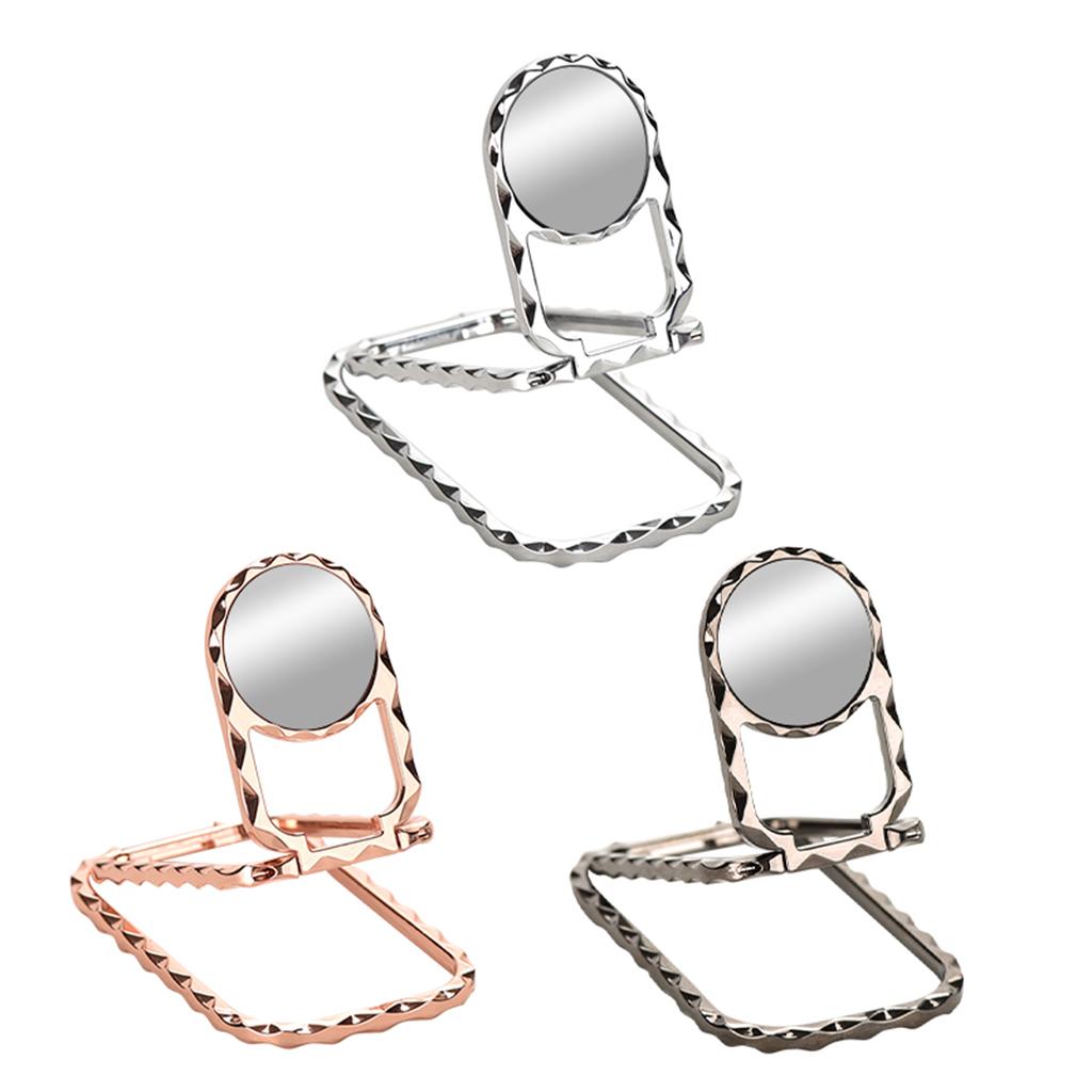 Adjustable Multi- Angle Smartphone Phone Ring Holder Kickstand Chrome