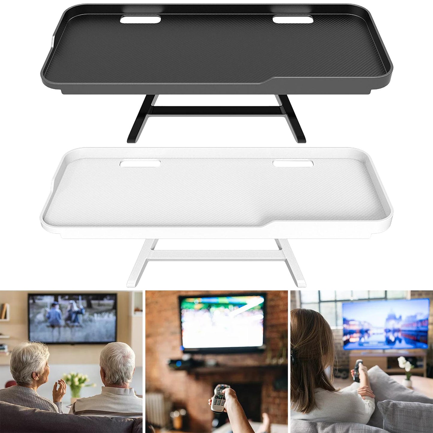 Wireless Router Storage Box Shelf Support Rack Organizer for Home Office Black