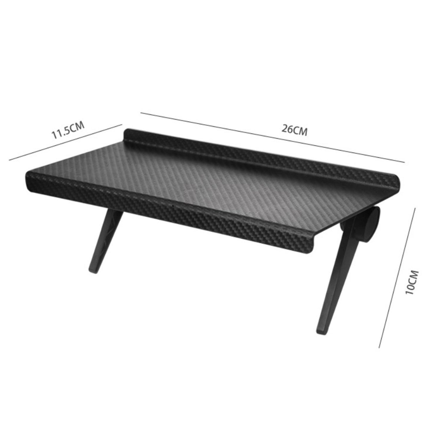 Adjustable TV Top Computer Screen Shelf for Router and Home Media Boxes