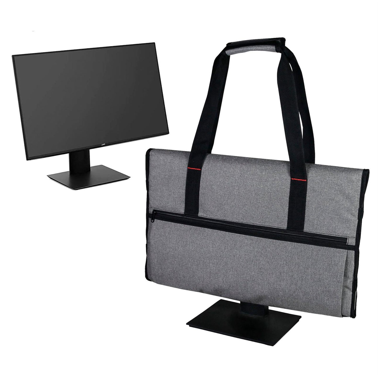 Outdoor Travel Carrying Case Screen Computer Bag for 24" LCD Screens Gray