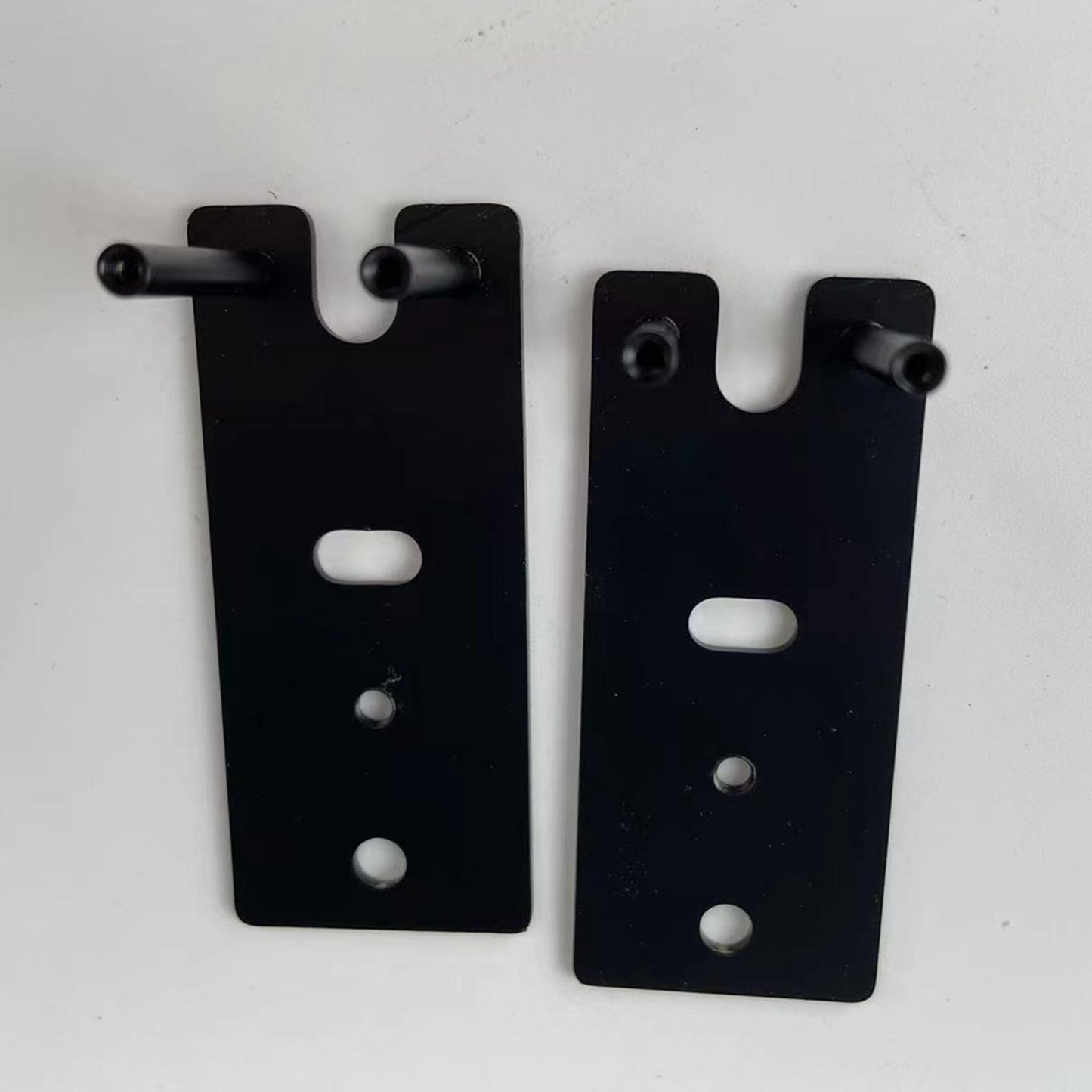 2Pcs Speaker Wall Mounts Universal Replacement Durable for Surround Speakers Black