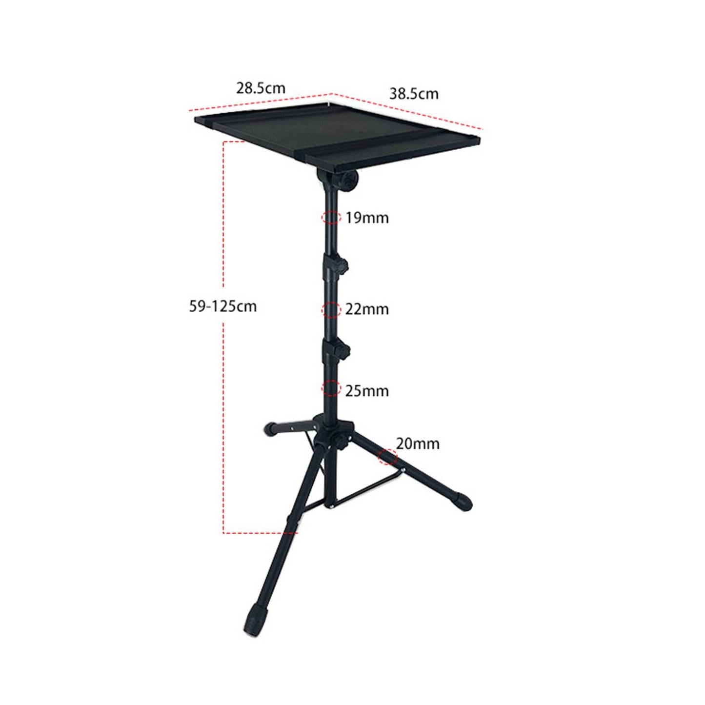 Projection Equipment Tripod Stand Multipurpose Laptop Tripod for Projection Equipment Stage A