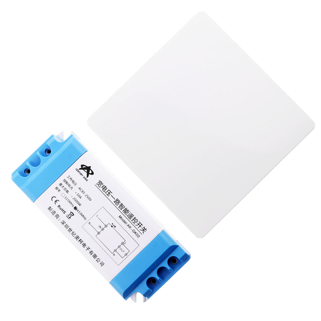 AC85V-250V Universal 1 CH Wireless Remote Control Switch for LED Light 02A