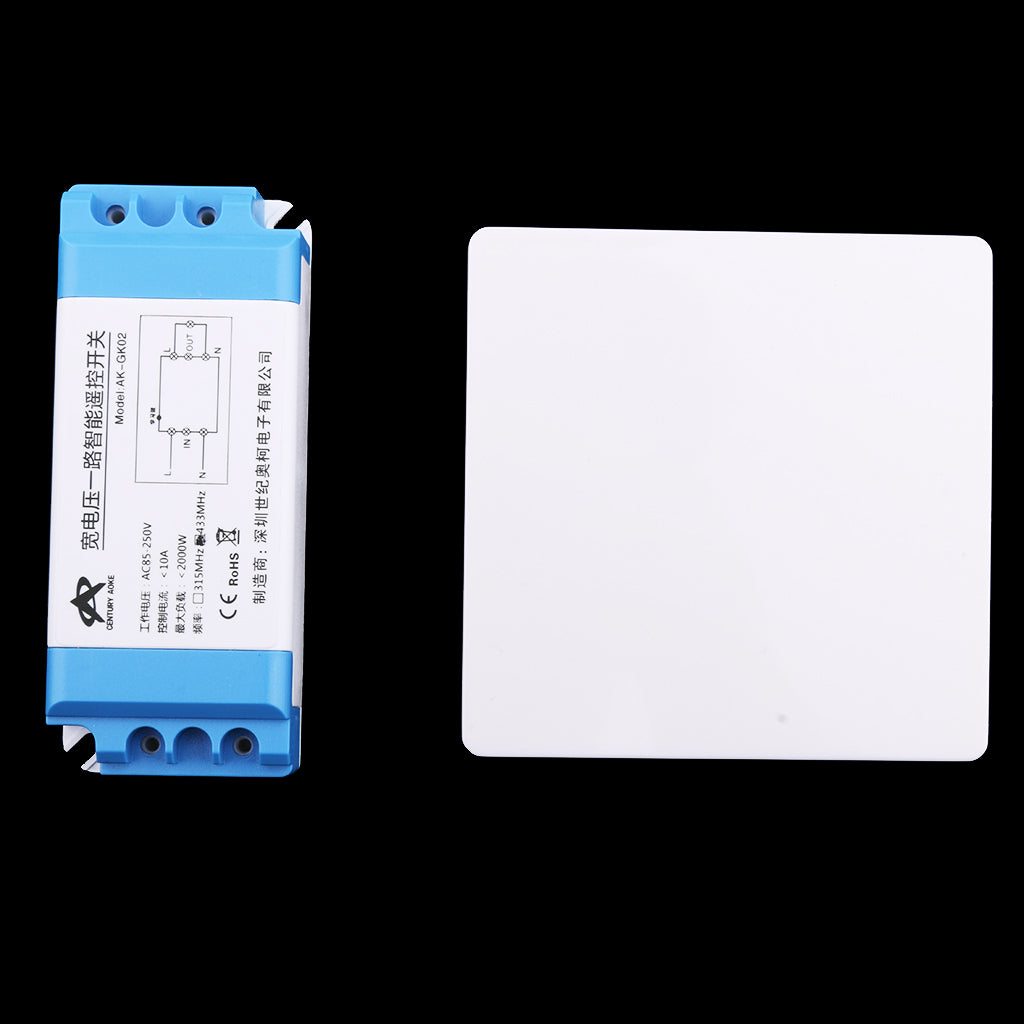 AC85V-250V Universal 1 CH Wireless Remote Control Switch for LED Light 02A