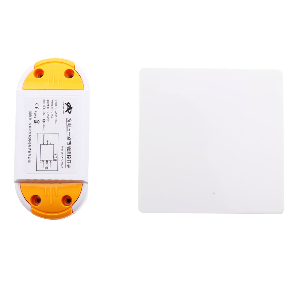 AC85V-250V Universal 1 CH Wireless Remote Control Switch for LED Light 03A
