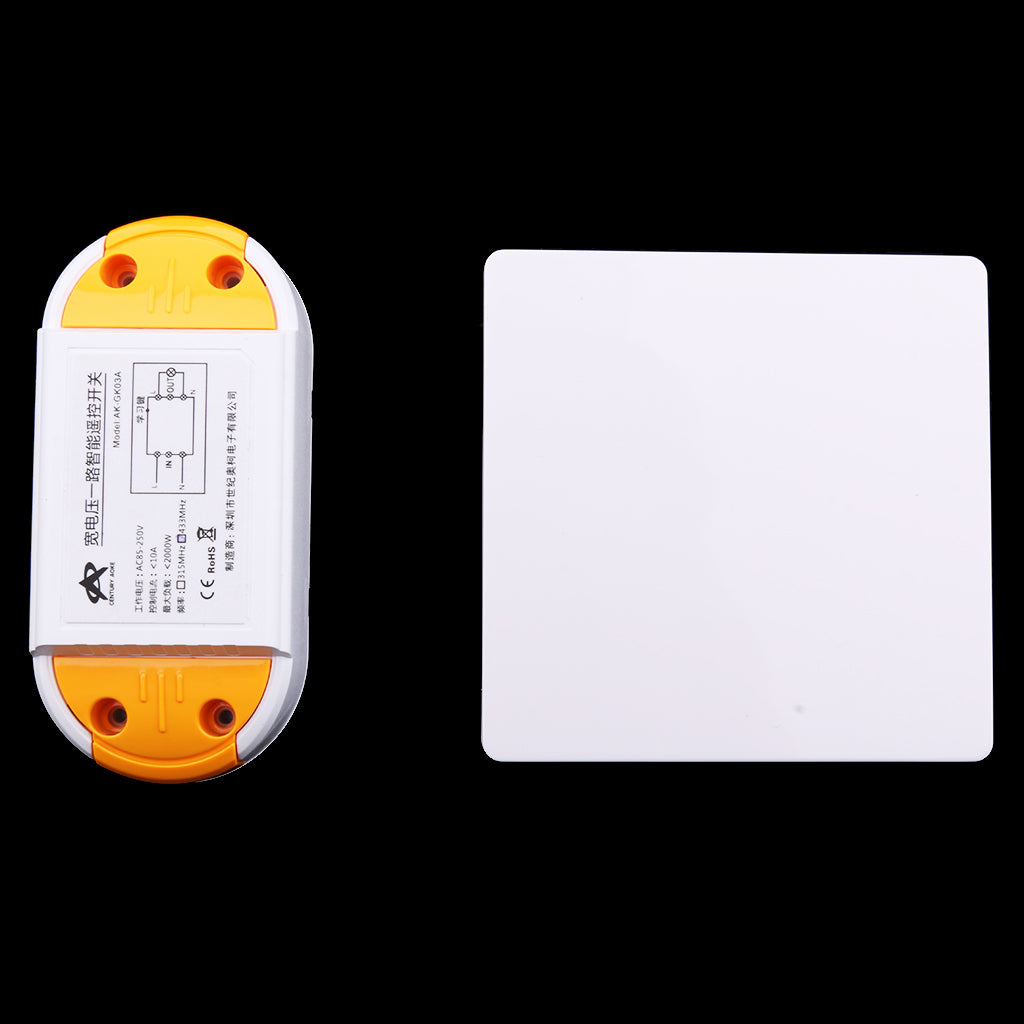 AC85V-250V Universal 1 CH Wireless Remote Control Switch for LED Light 03A
