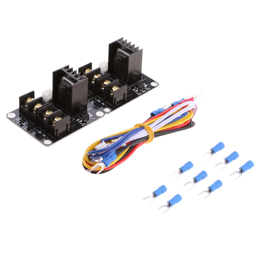 2 Pieces Heat Bed Power Module Expansion Hot Bed MOS MOSFET Tube for 3D Printer