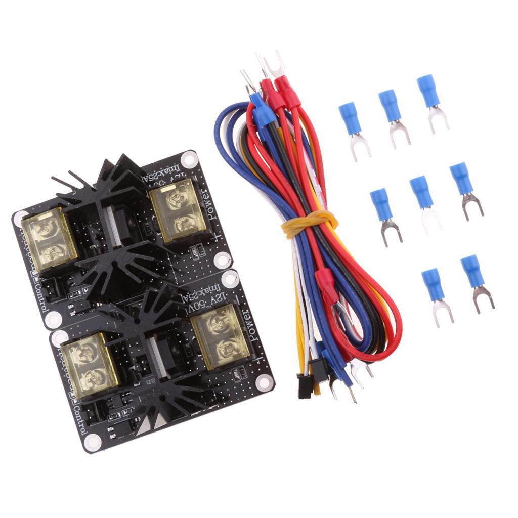 3D Printer Heated Bed Power Module High Current Load Power Expansion Board