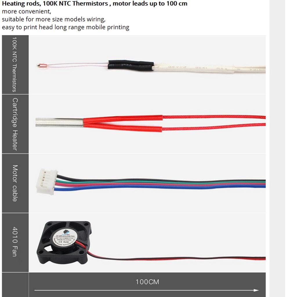 MK8 Extruder Hotend 0.4mm Nozzle Print Head for Prusa i3 3D Printers