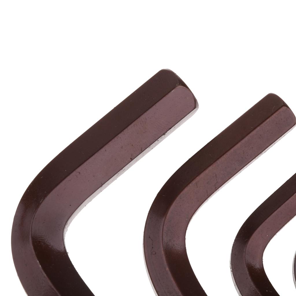 9Pcs Metric Ball End Allen Key Hex Wrench 1.5, 2, 2.5, 3, 4, 5, 6, 8, 10mm